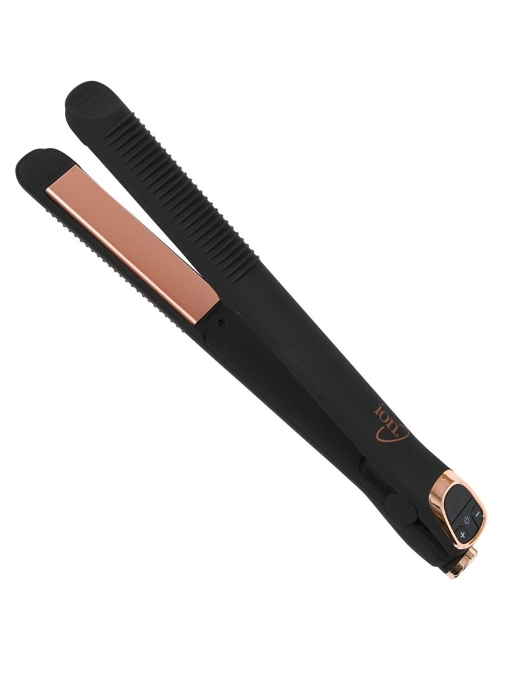This is an Ion Luxe Coconut Infused Ceramic 1-Inch Flat Iron.